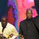 Jalil Hutchins, left, and John ‘Ecstasy’ Fletcher of Whodini accept an award onstage during the 2018 Black Music Honors on August 16, 2018 in Nashville, Tennessee.
